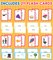 Carson Dellosa 4-Pack Reading Flash Cards for Kids Ages 4-8, Phonics Flash Cards, Sight Words Flash Cards, Word Family, and Picture Words, Kindergarten, 1st Grade, and 2nd Grade